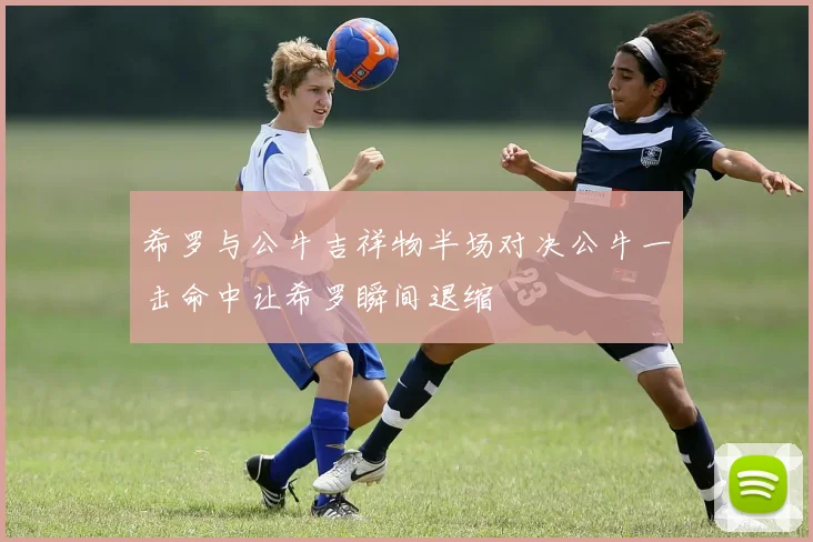 希罗与公牛吉祥物半场对决公牛一击命中让希罗瞬间退缩